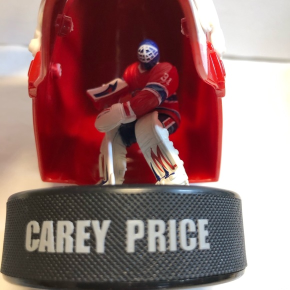 McDonalds 2009 NHL Goalie Mask CAREY PRICE MONTREAL CANADIENS MINI HELMET FIGURE - Picture 6 of 8